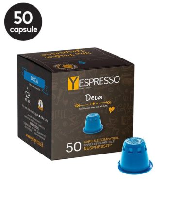 50 Capsule Yespresso Deca - Compatibile Nespresso