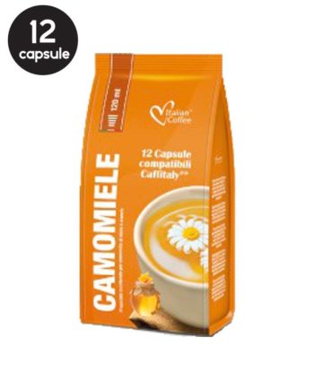12 Capsule Italian Coffee Ceai Musetel & Miere – Compatibile Cafissimo / Caffitaly / BeanZ