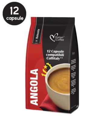 12 Capsule Italian Coffee Angola Robusta – Compatibile Cafissimo / Caffitaly / BeanZ