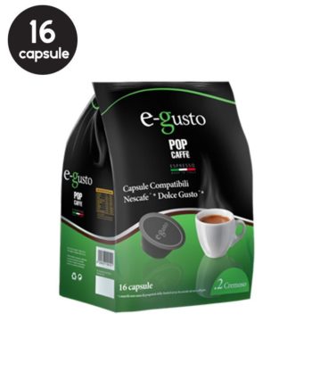 16 Capsule Pop Caffe Miscela 2 Cremoso – Compatibile Dolce Gusto