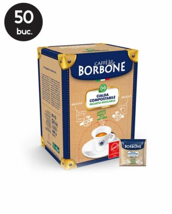 50 Paduri Biodegradabile Borbone Espresso Miscela Blu - Compatibile ESE44