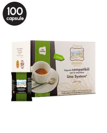 100 Capsule Gattopardo Espresso Insonnia – Compatibile Uno System