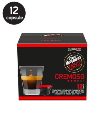 12 Capsule Caffe Vergnano Cremoso - Compatibile Dolce Gusto