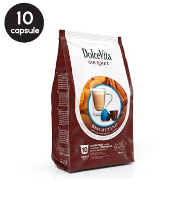 10 Capsule DolceVita Biscottino - Compatibile Nespresso