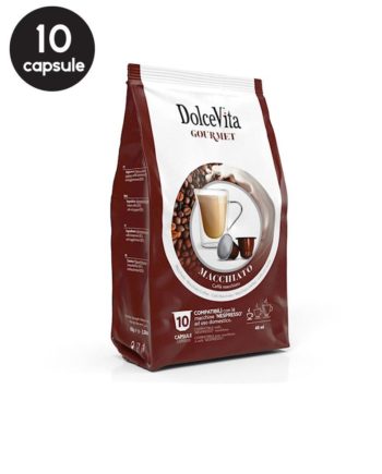 10 Capsule DolceVita Caffe Macchiato - Compatibile Nespresso