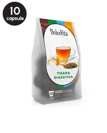 10 Capsule DolceVita Ceai Digestiv - Compatibile Nespresso