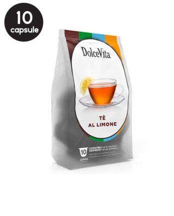 10 Capsule DolceVita Ceai Lamaie - Compatibile Nespresso