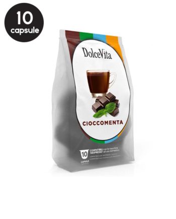 10 Capsule DolceVita Cioccomenta - Compatibile Nespresso