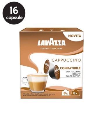 16 (8+8) Capsule Lavazza Cappuccino - Compatibile Dolce Gusto