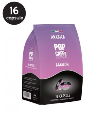 16 Capsule Pop Caffe Babilon Arabica - Compatibile Bialetti Mokespresso