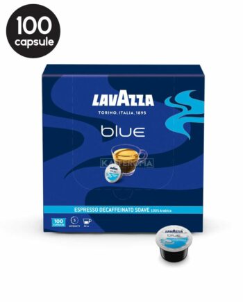 100 Capsule Lavazza Blue Espresso Deca