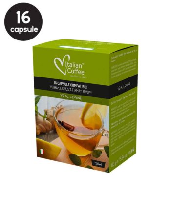 16 Capsule Italian Coffee Ceai Lamaie - Compatibile Lavazza Firma