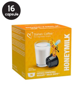 16 Capsule Italian Coffee Honeymilk - Compatibile Dolce Gusto
