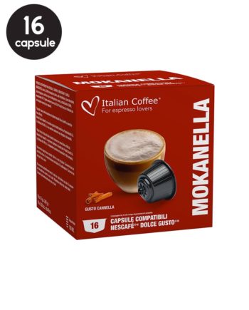 16 Capsule Italian Coffee Mokanella - Compatibile Dolce Gusto