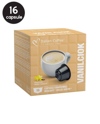 16 Capsule Italian Coffee Vanilciok - Compatibile Dolce Gusto