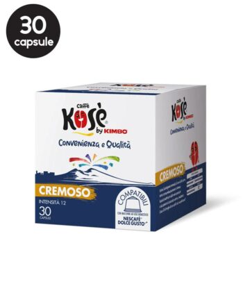 30 Capsule Caffe Kose by Kimbo Cremoso - Compatibile Dolce Gusto