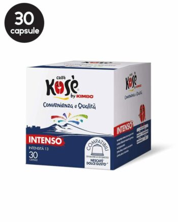 30 Capsule Caffe Kose by Kimbo Intenso - Compatibile Dolce Gusto