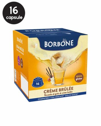 16 Capsule Borbone Creme Brulee - Compatibile Dolce Gusto