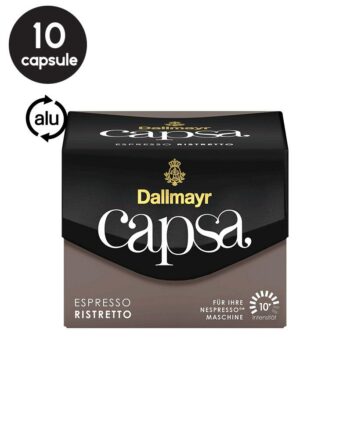 10 Capsule Aluminiu Dallmayr Capsa Espresso Ristretto – Compatibile Nespresso