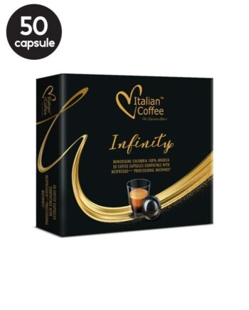 50 Capsule Italian Coffee Infinity - Compatibile Nespresso Professional