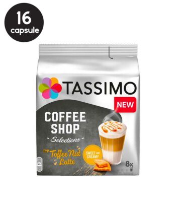 16 (8+8) Capsule Tassimo Coffe Shop Toffee Nut Latte