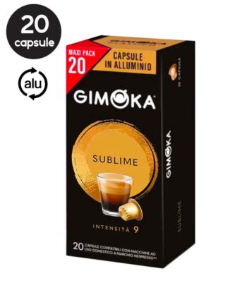 20 Capsule Aluminiu Gimoka Sublime - Compatibile Nespresso