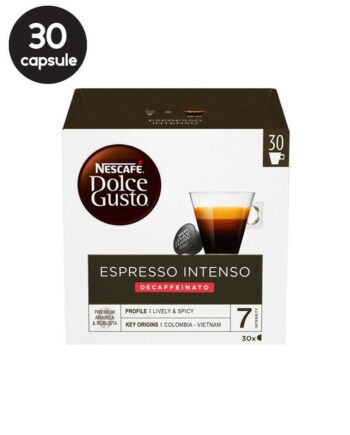 30 Capsule Nescafe Dolce Gusto Espresso Intenso Decaffeinato