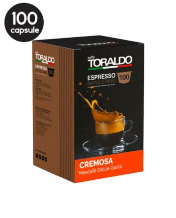 100 Capsule Caffe Toraldo Miscela Cremosa - Compatibile Dolce Gusto