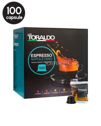 100 Capsule Caffe Toraldo Miscela Gourmet - Compatibile Cafissimo / Caffitaly / BeanZ