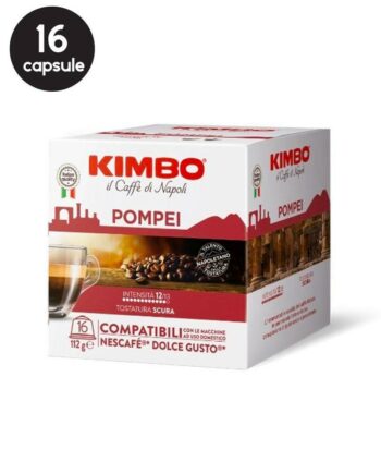 16 Capsule Kimbo Pompei - Compatibile Dolce Gusto
