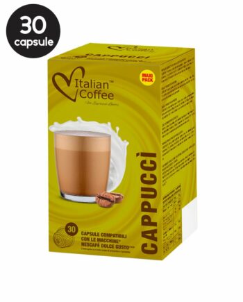30 Capsule Italian Coffee Cappuccino - Compatibile Dolce Gusto