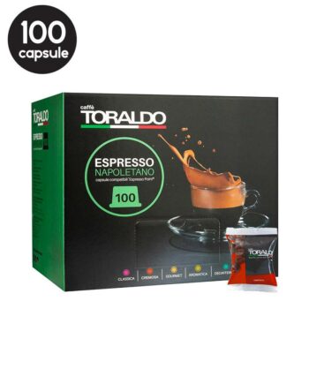 100 Capsule Caffe Toraldo Miscela Cremosa – Compatibile Espresso Point