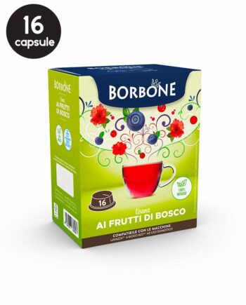 16 Capsule Borbone Ceai Fructe de Padure - Compatibile A Modo Mio