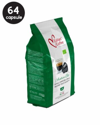 64 Capsule Italian Coffee Arabica - Compatibile Dolce Gusto
