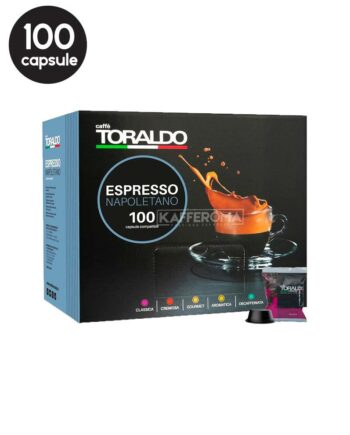 100 Capsule Caffe Toraldo Miscela Classica - Compatibile Lavazza Firma