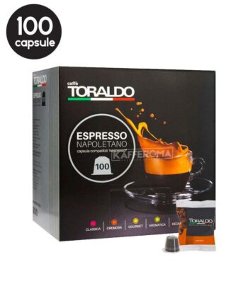 100 Capsule Caffe Toraldo Miscela Cremosa - Compatibile Nespresso