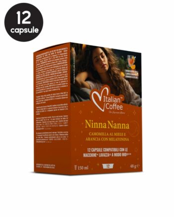 12 Capsule Italian Coffee Ceai Ninna Nanna - Compatibile A Modo Mio