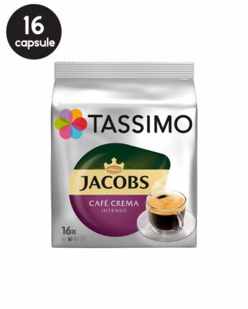 16 Capsule Tassimo Jacobs Cafe Crema Intenso